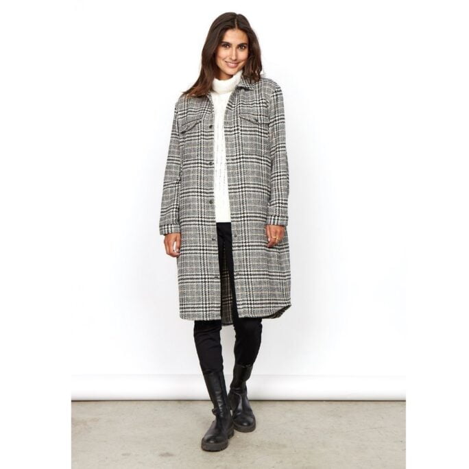 Capispalla invernali: cappotto a camicia lunga misto lana