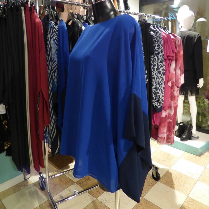 Casacca bicolore in chiffon per le cerimonie