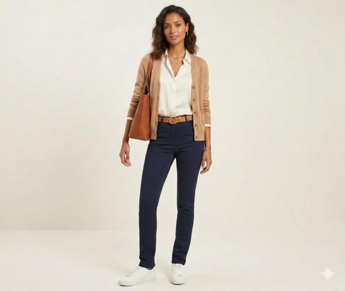 Leggings in jeans super elasticizzato dalla vestibilità slim blu navy