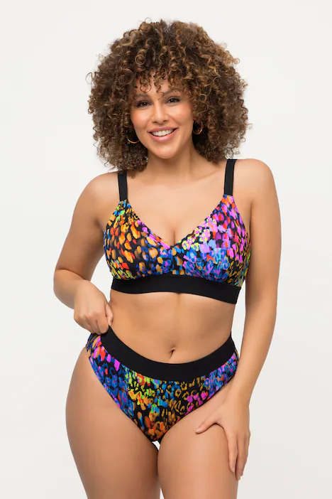 bikini costume colorato leopardato