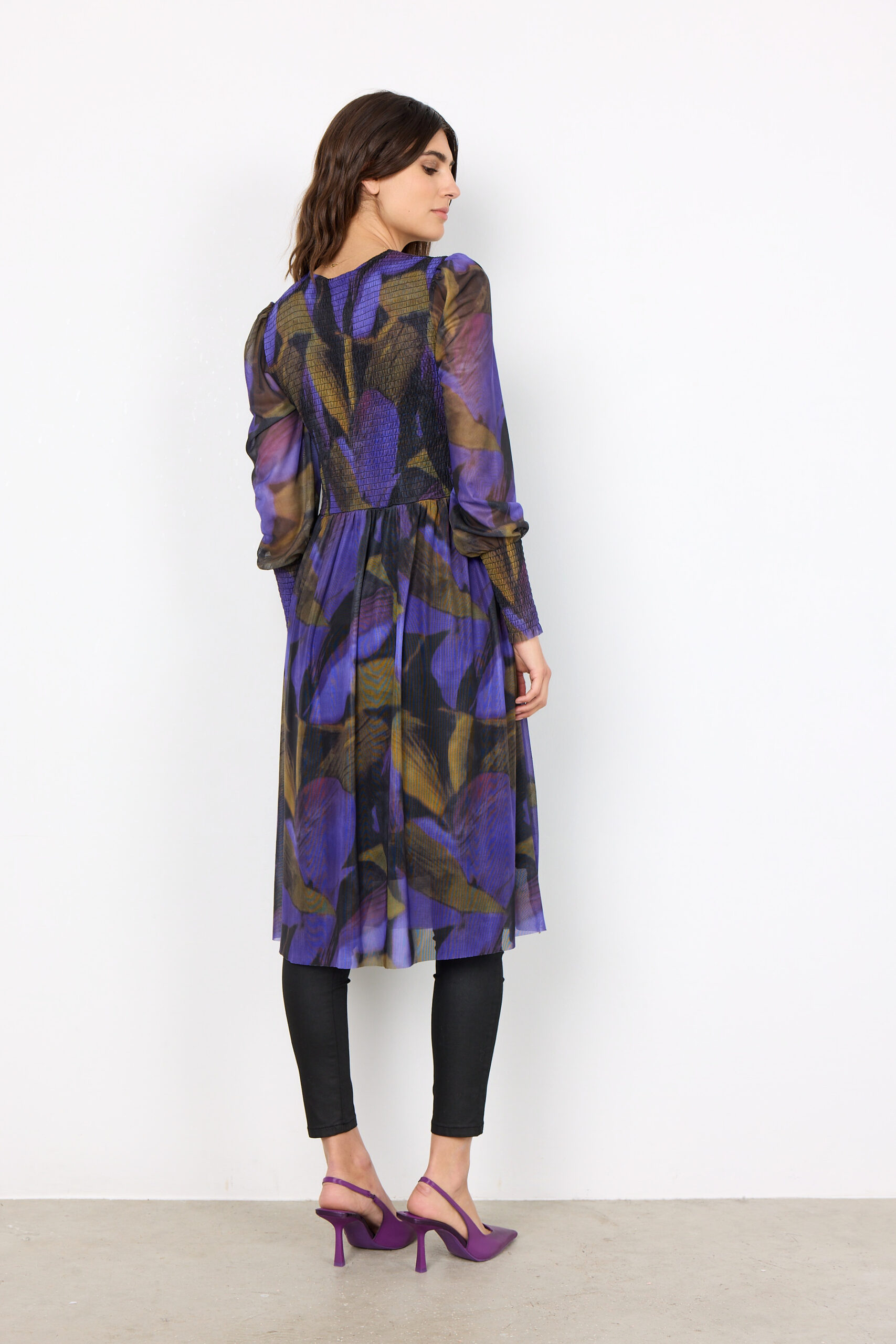 SC-Alda aop 46: Abito Elegante in Poliestere Riciclato - immagine 5