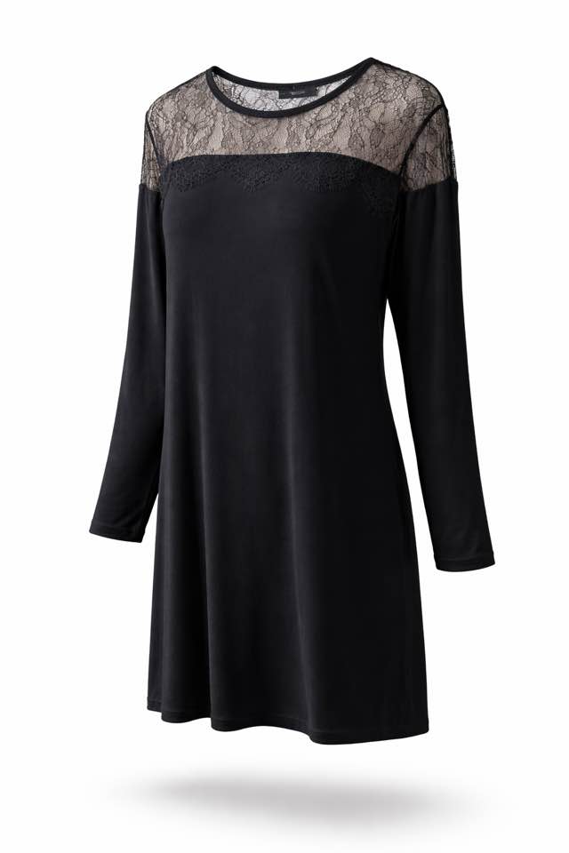 Maxi Maglia Nera/Vestito Corto - Seduzione e Stile nel Vedo Non Vedo by Liza Lu