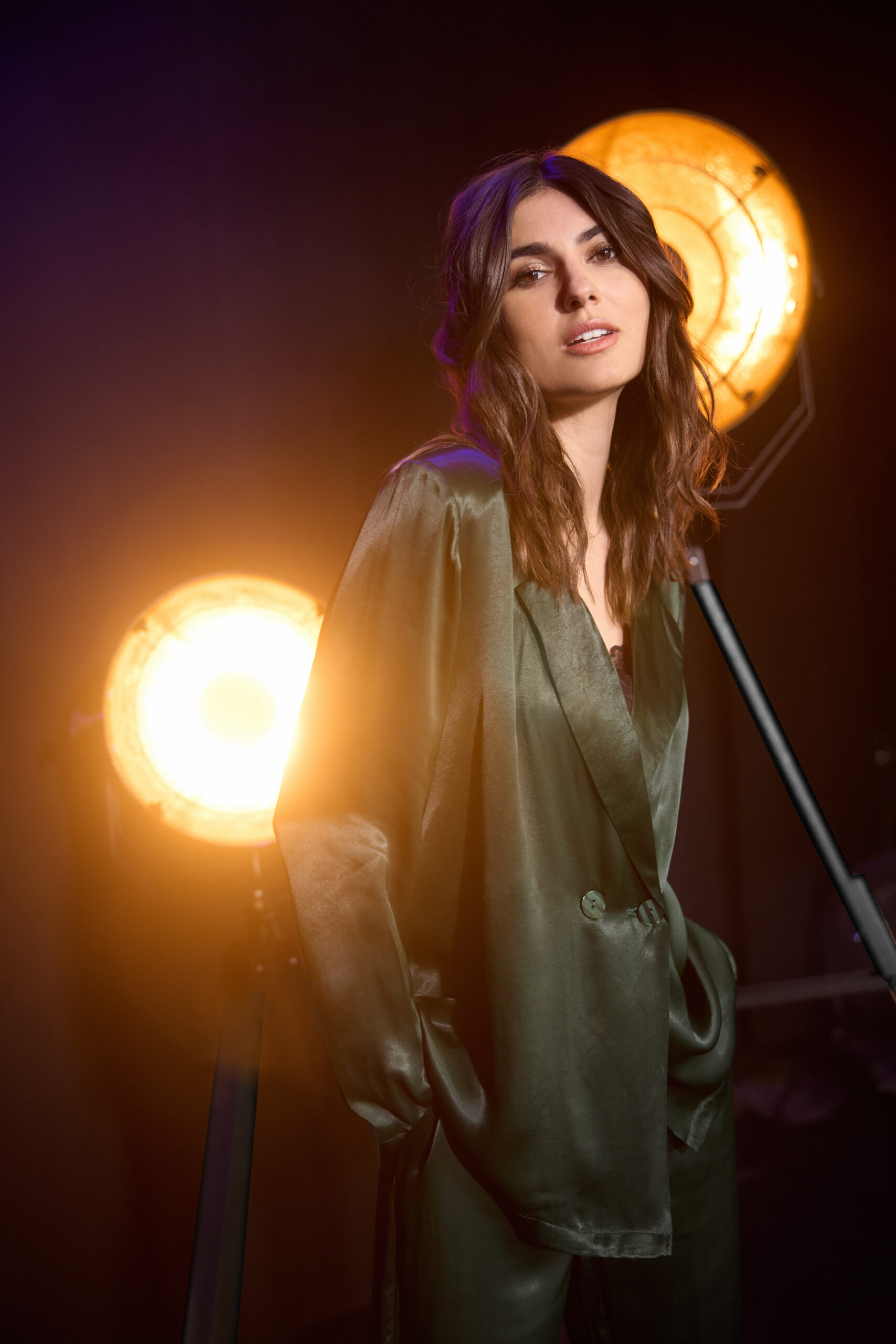 Misto Seta e Viscosa, Pantaloni Palazzo TG M - immagine 5