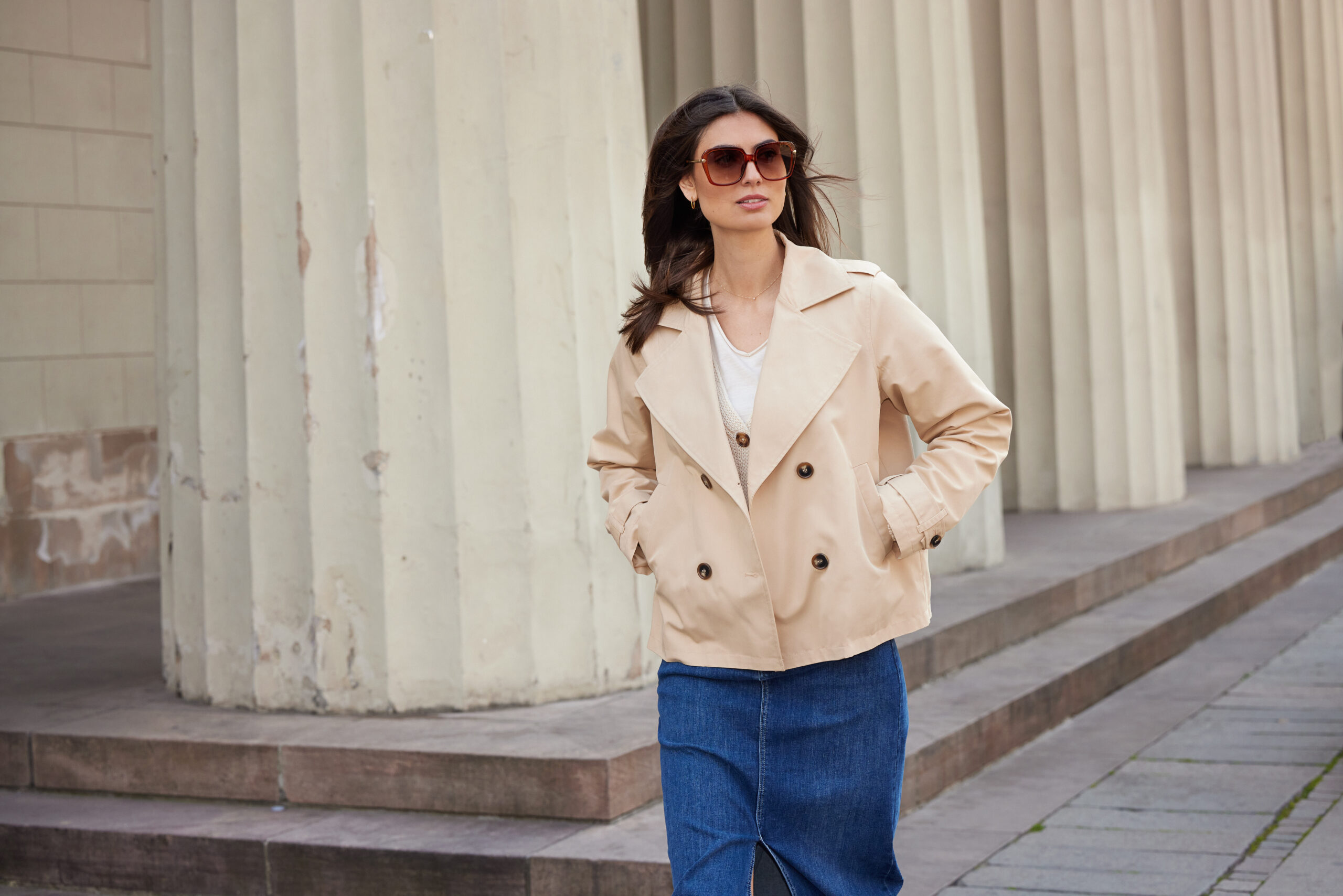 Giacca Antipioggia Versatile SC-Lora 13 in Poliestere e Cotone - Stile e Protezione - immagine 9