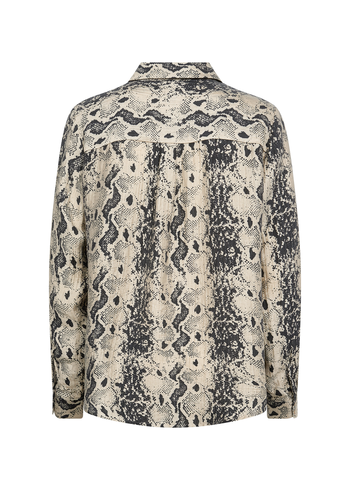 Camicia Classica SC-Aida 2 in LENZING™ ECOVERO™ e Lyocell - Eleganza Sostenibile con Stampa Animalier - immagine 7