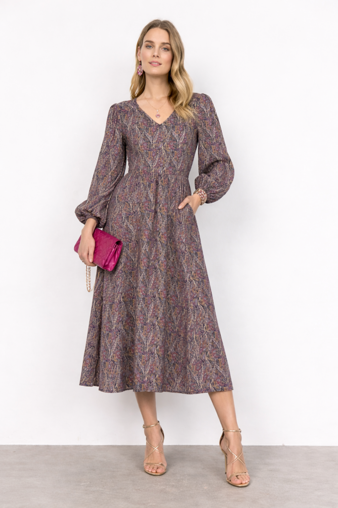 Vestito Donna SC-Ilya 4 in 100% LENZING™ ECOVERO™ - Eleganza Sostenibile con Motivo Paisley