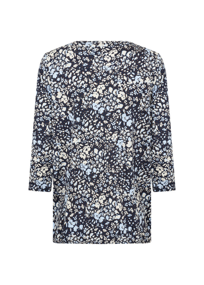 Blusa floreale SC-FELICITY AOP 546 – naturale, elegante, versatile