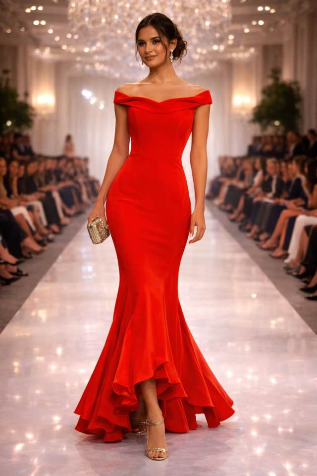 Abito Lungo arancione – Effetto Dea