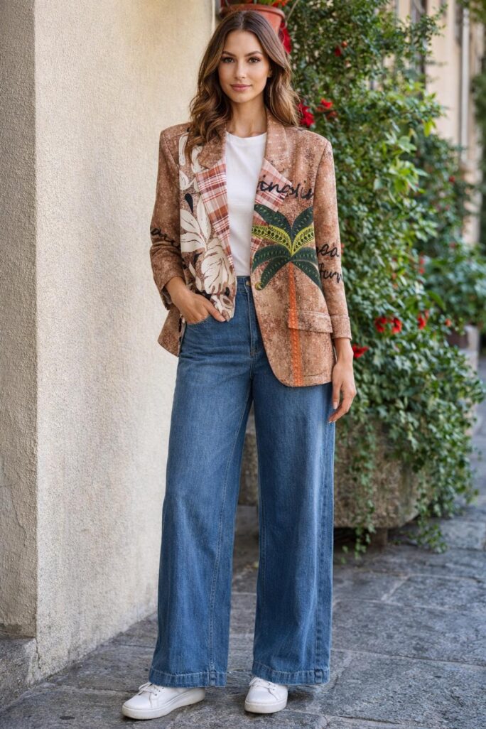 Giacca blazer colorato donna