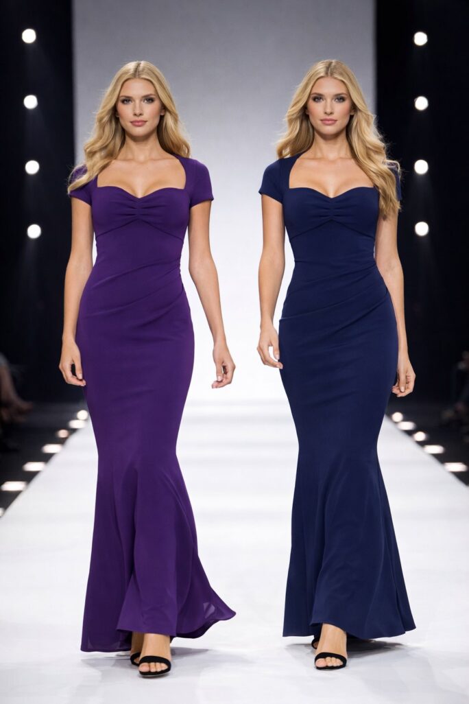 Abito Lungo Sirena – Eleganza Modellante