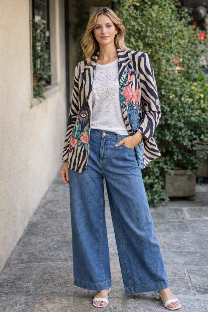 Giacca con la stampa