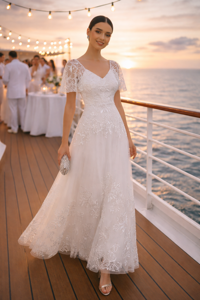 Abito Sposa / crociera Romantico – Eleganza Senza Tempo