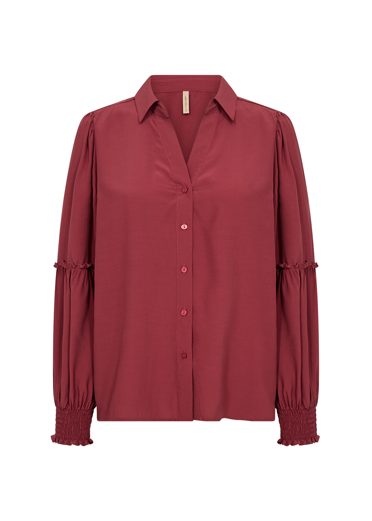 Camicia Donna SC-BARBEL 2 Elegante – Camicia con Dettagli Arricciati in Viscosa Soya Concept