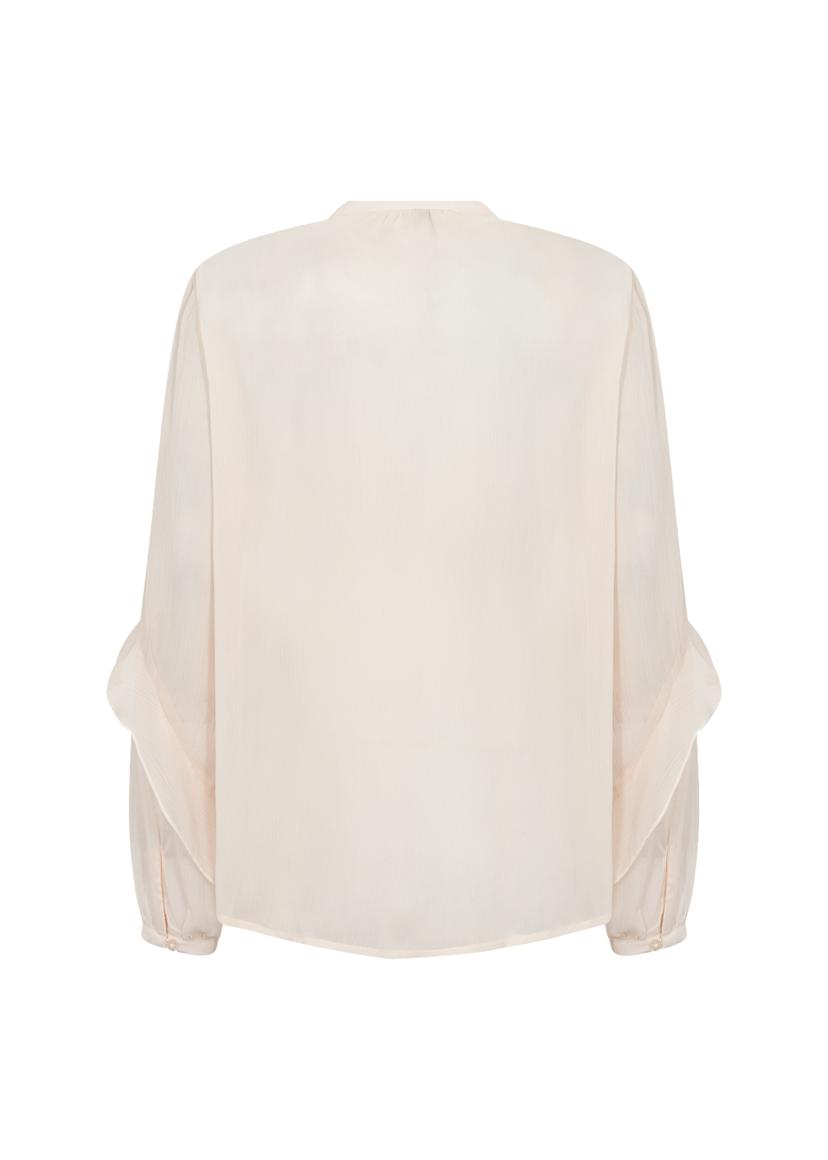 Camicia Donna SC-NAIA 7 con Volant – Blusa Elegante in Poliestere Riciclato Soya Concept - immagine 2