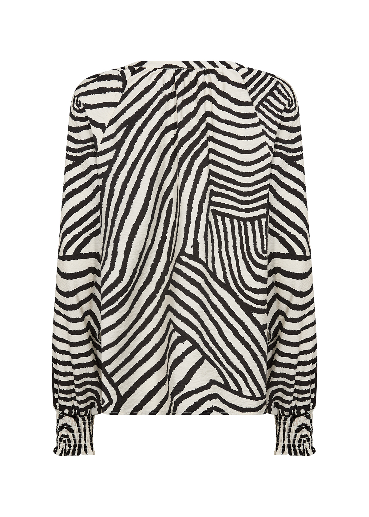 Blusa Donna SC-BECCA 1 Fantasia Zebra – Camicia Elegante in Viscosa Soya Concept - immagine 2