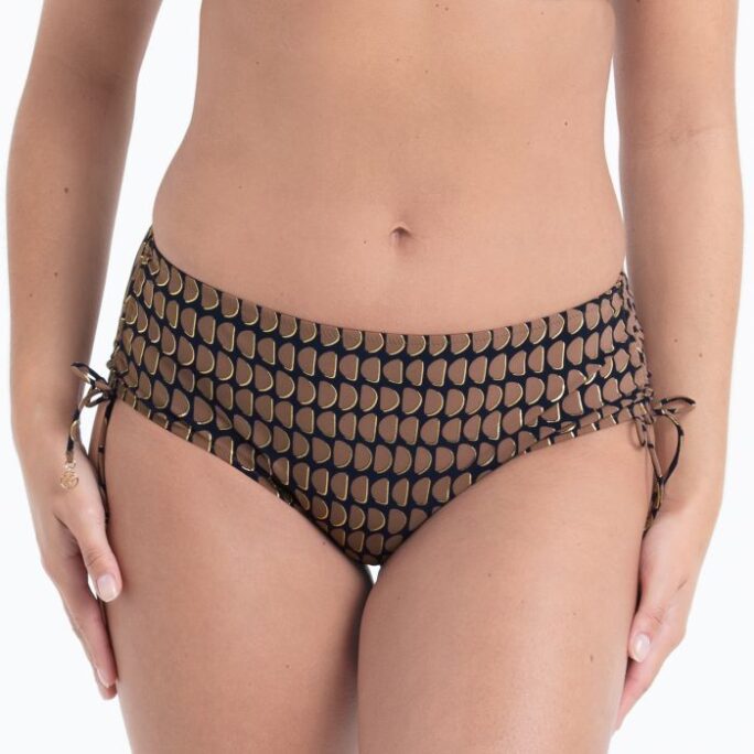 Anita IVE slip bikini nero 8714-0 vista frontale