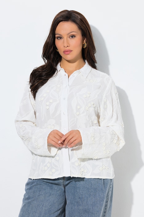 Ulla Popken blusa bianco sporco