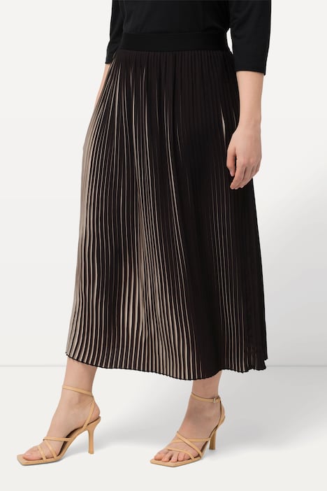 Ulla Popken gonna plissettata nera campionario