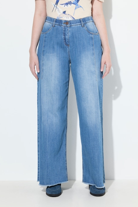 Ulla Popken jeans Mary extra wide denim chiaro campionario