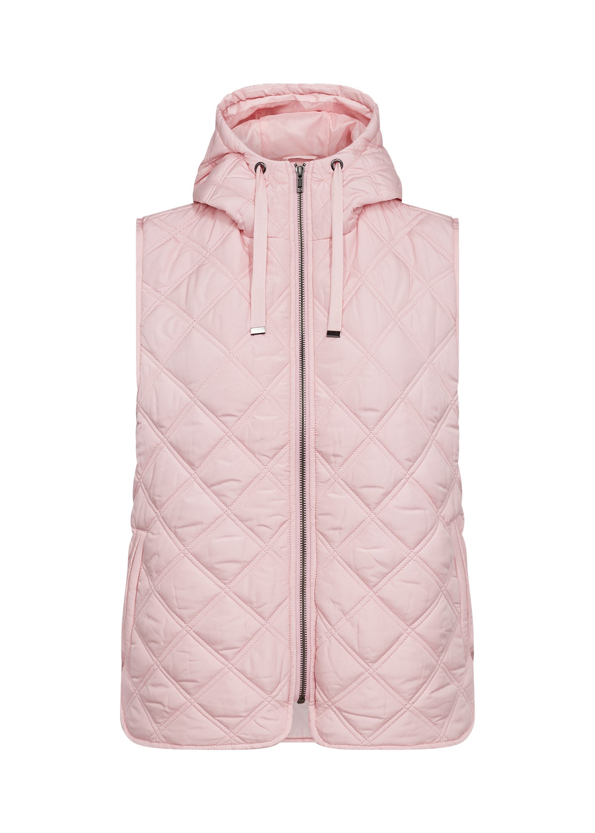 Gilet trapuntato Soya Concept SC-FENYA 77 rosa cipria frontale