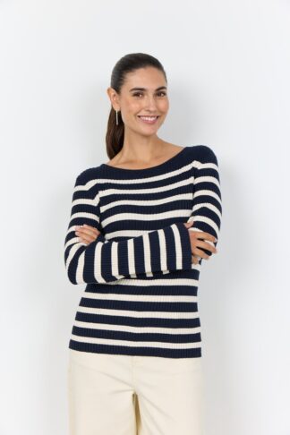Pullover Soya Concept SC-DOLLIE 813 blu notte a righe