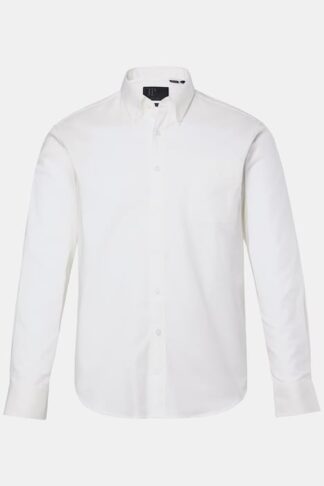 Camicia uomo Oxford Stretch bianca JP1880 taglia L campionario vista frontale
