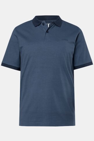 Polo uomo minimal fantasia blu JP1880 taglia L campionario JP1880 vista frontale