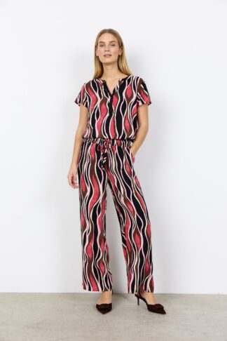 Pantaloni fantasia Soya Concept SC-Cammi 3-B rosa colore Rosa fantasia