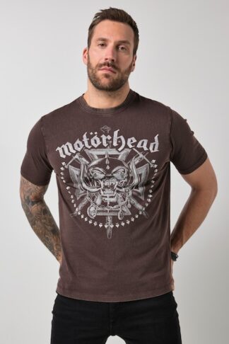 T-shirt uomo Motorhead marrone JP1880 taglia L campionario JP1880 vista frontale