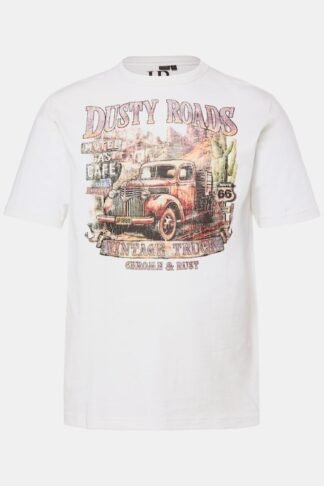 T-shirt uomo vintage bianca JP1880 taglia L campionario vista frontale
