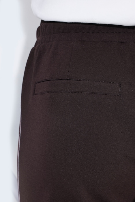 Pantaloni crop bande laterali gamba ampia coulisse regolabile Ulla Popken 852223115 - immagine 2