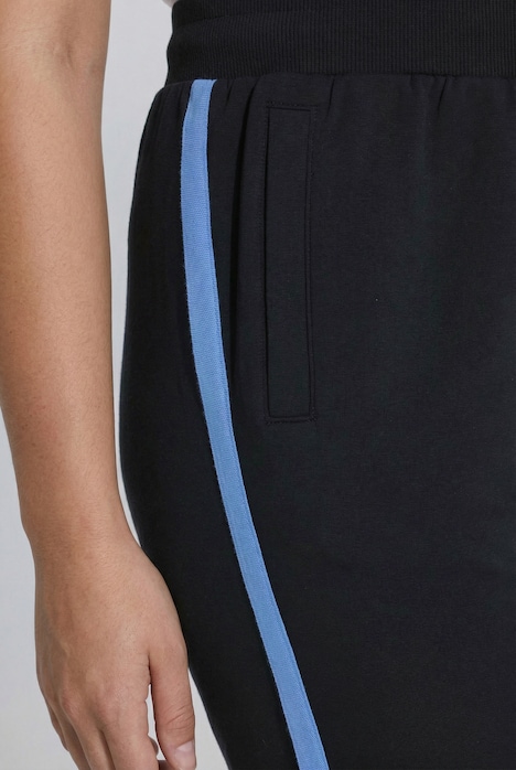 Pantaloni joggers sportivi bande laterali coulisse regolabile Ulla Popken 852252100 - immagine 5
