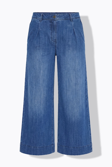 Ulla Popken Jeans Mary a gamba ampia con cintura comoda - immagine 2