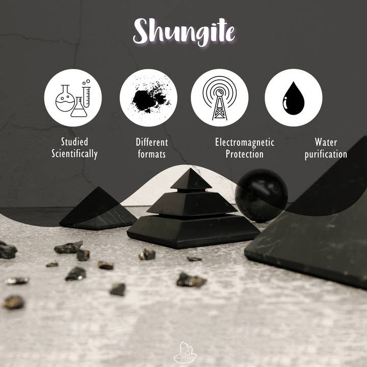 Piastrina adesiva rotonda in shungite Vives - immagine 4