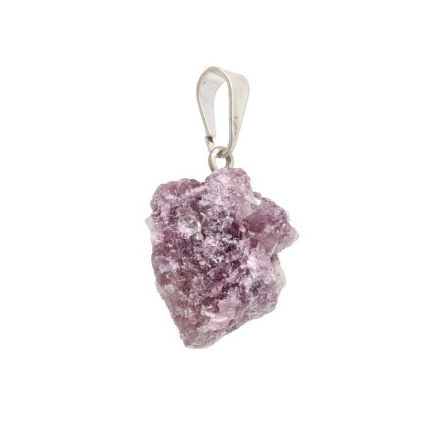 Ciondolo in lepidolite grezza Vives - immagine 2