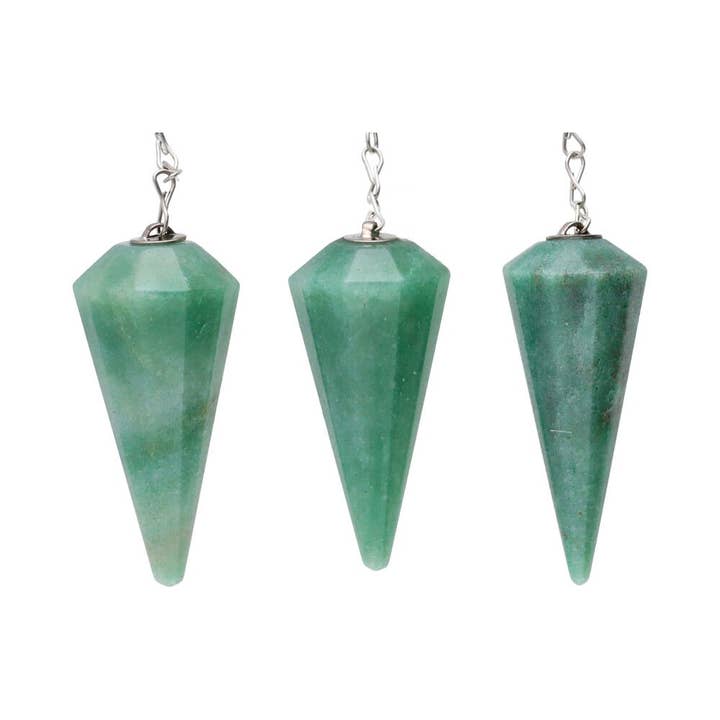 Pendolo sfaccettato in quarzo verde Vives - immagine 4