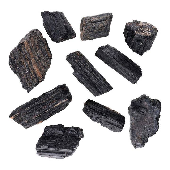 Tormalina nera grezza a cattedrale Vives 1 kg - immagine 3