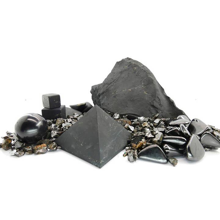 Piastrina adesiva rotonda in shungite Vives - immagine 6