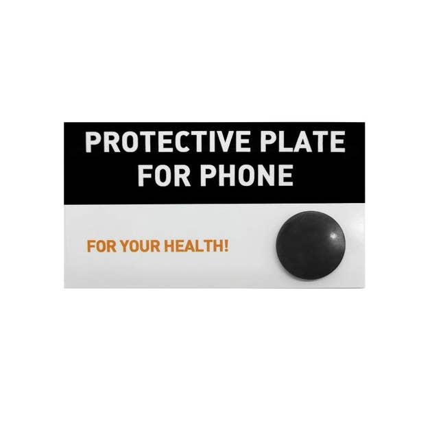 Piastrina adesiva rotonda in shungite Vives - immagine 2