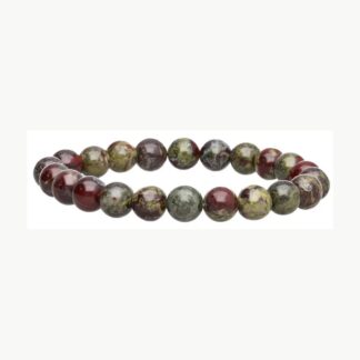 Bracciale in diaspro sangue di drago 8 mm Vives