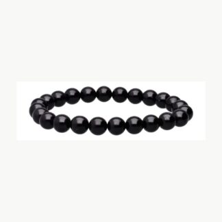 Bracciale in tormalina nera 8 mm Vives