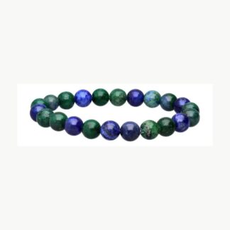 Bracciale in azzurrite e malachite trattata 8 mm Vives