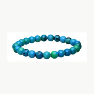 Bracciale in crisocolla trattata 8 mm Vives