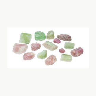 Tormalina grezza rosa e verde Vives